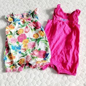 The Childrens Place baby jumpers floral pink 3-6 months